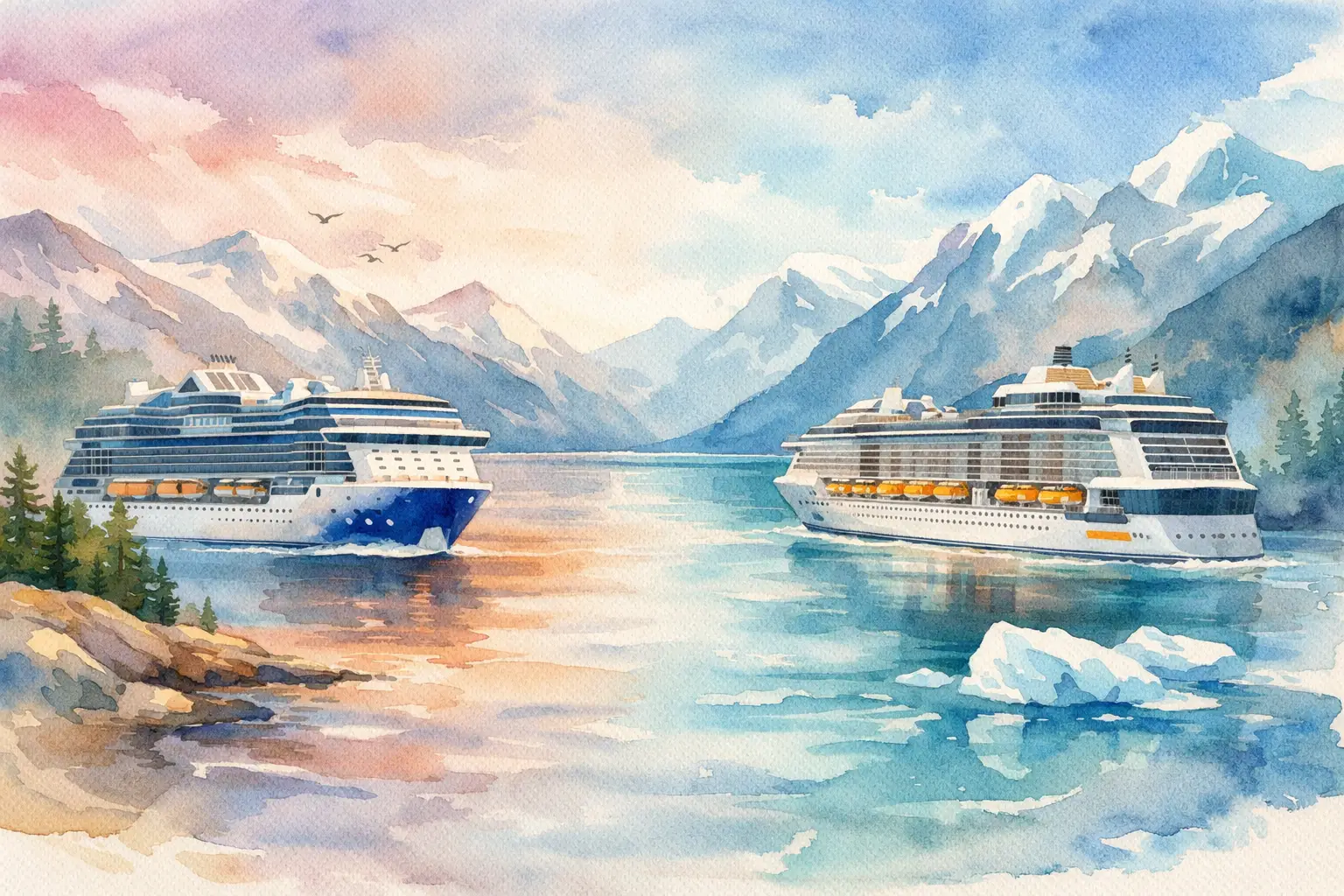 Princess vs Royal Caribbean for Alaska