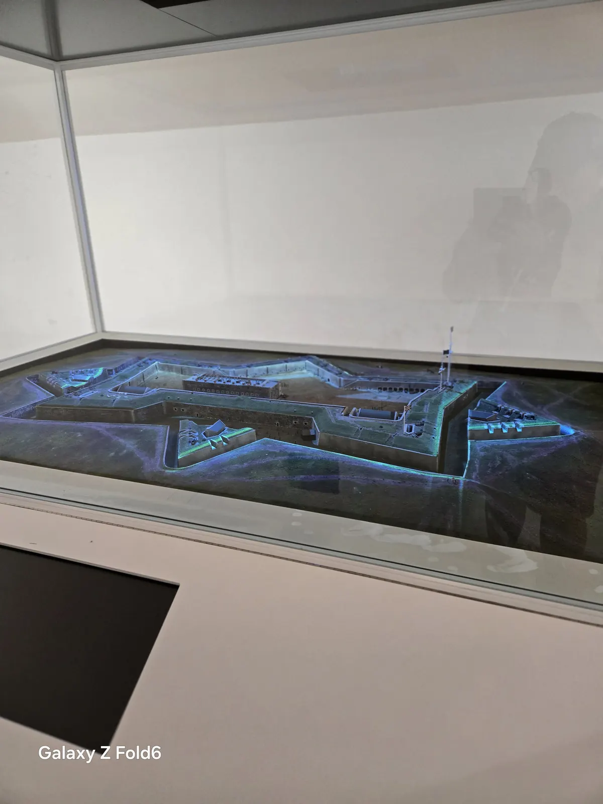 the cruise hq the citadel model lit in blue